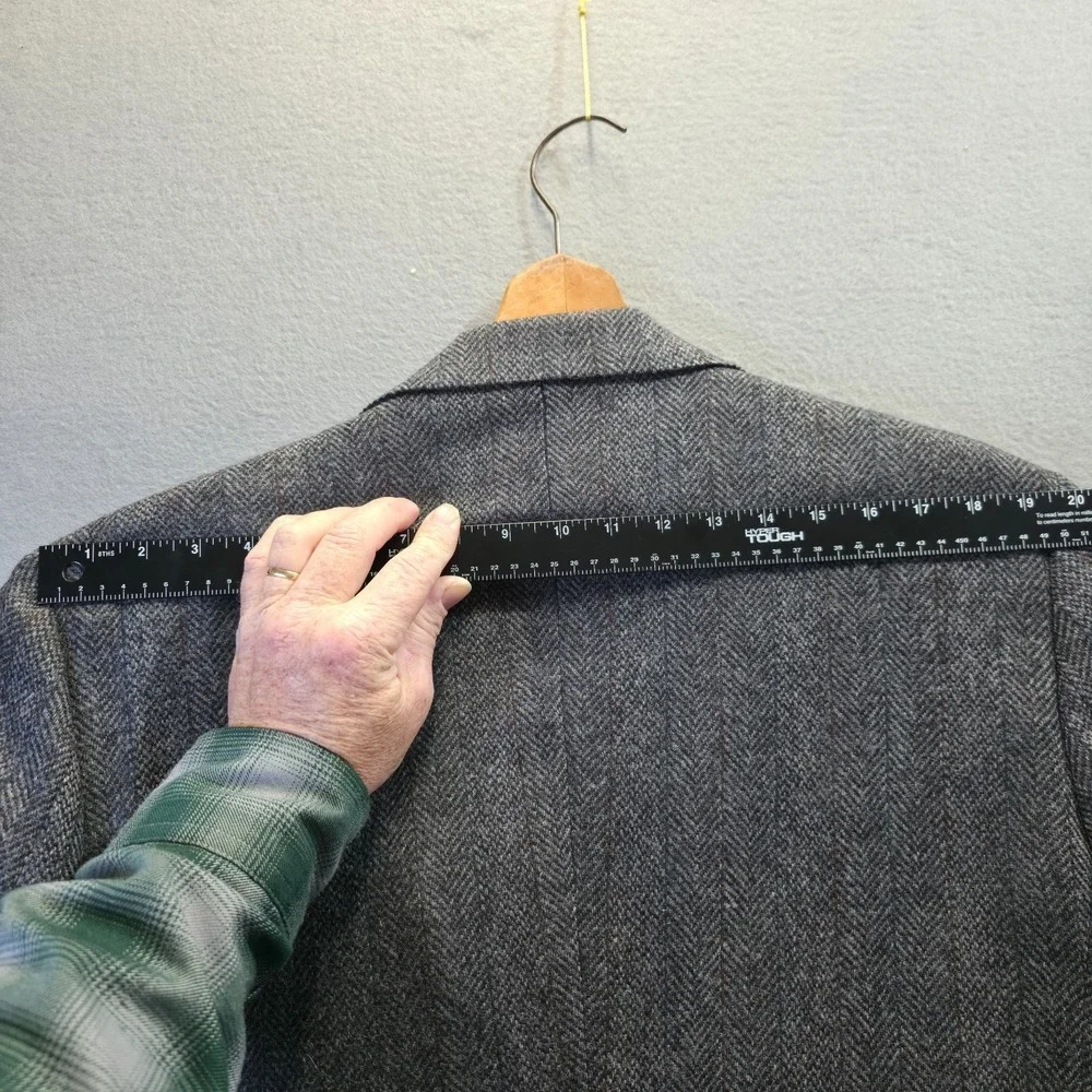 Rafael Men's‎ 100% Wool Gray Sports Coat / Blazer Size Portly 43S NWOT